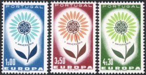 Portugal SG1249/51 1964  Europa U/M Cat 15 pounds