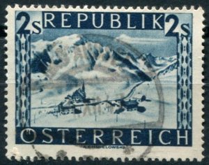 Austria Sc#479 Used, 2s bl gray, Landscapes 1945/47 (1946)