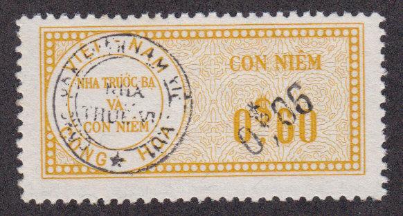 South Viet Nam Bft 80v MNH. 1960 0$06 on 0$60 Fiscal