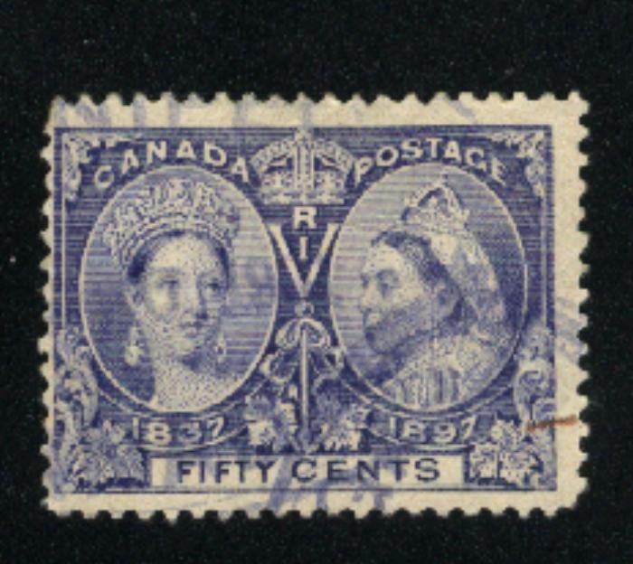 Canada #60  used  F 1897   PD