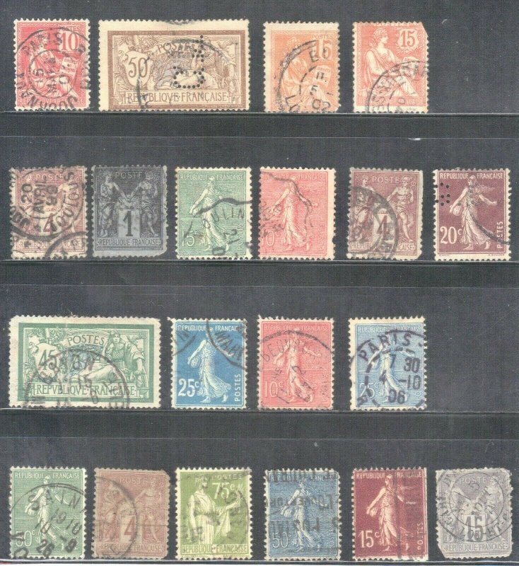 FRANCE VINTAGE STAMP LOT #1  SEE SCAN