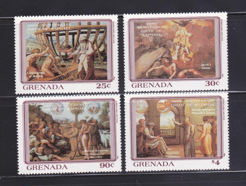 Grenada 1145-1148 Set MNH Art, Paintings