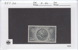 Barbados 247 Seal of the Colony mnh