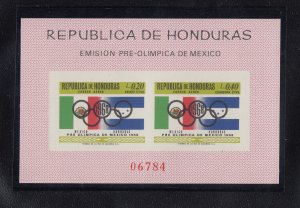 Honduras Scott #C435b Imperf S/Sheet MNH