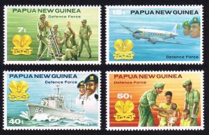 Papua NG Aircraft Patrol Boat Defence Force 4v 1981 MNH SC#536-539 SG#408-411