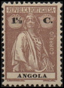 Angola 158C - Mint-H - 1 1/2c Ceres (Perf 12x11.5) (1924)