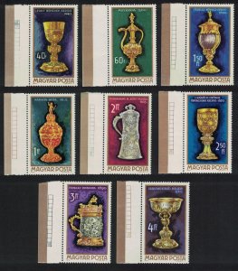 Hungary Goldsmiths' Craft Treasures 8v 1970 MNH SG#2554-2561