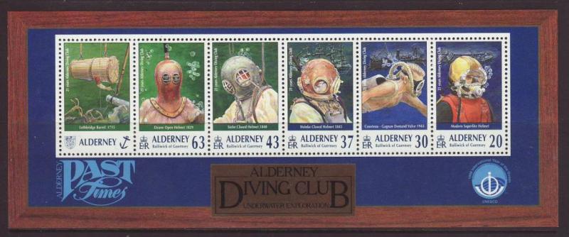 1999 Alderney Diving Club M/S U/Mint SGMSA115