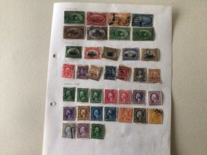 United States early used stamps up to 1 Dollar value  A10860