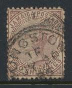 Jamaica  SG 14 Used - nice Kingston cancel short corner perf see scan and det...