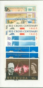 Bermuda #181a/203 Used Single (Complete Set)