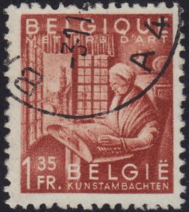 Belgium - 1948 - Scott #376 - used - Industrial Art