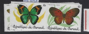 Burundi Butterfly SC 611-5 MNH (2gvc) 