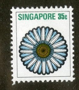 SINGAPORE 195 MH BIN $.50 FLOWER