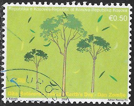 U.N. Kosovo 98 Used - Earth Day - Trees