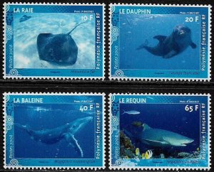 French Polynesia #964-7 MNH Set - Marine Life