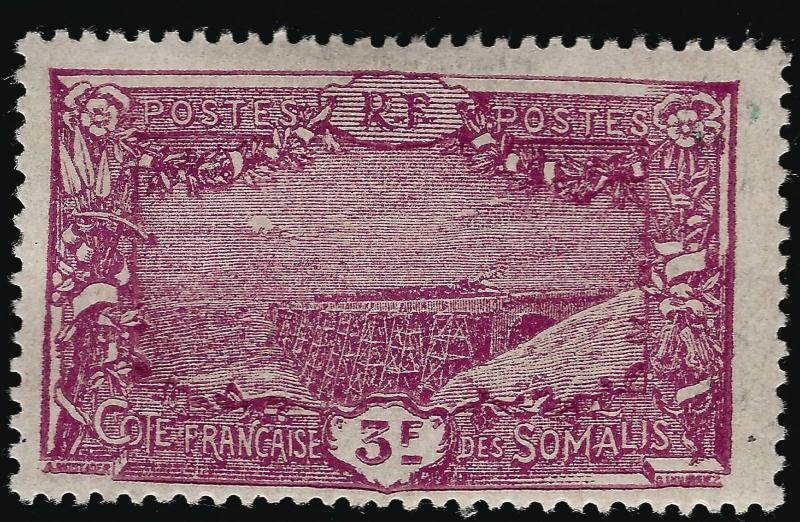 Somali Coast Sc #117 F-VF Mint OG hr French Colonies are Hot!