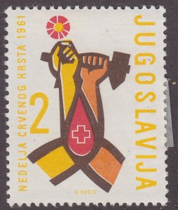 Yugoslavia RA25 Blood Donor 1961
