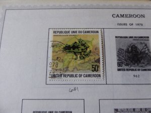 Cameroun 1916-1982 Stamp Collection on Album Pages