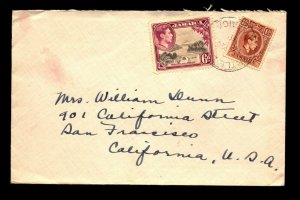 Jamaica 1954 Cover to USA - L11508