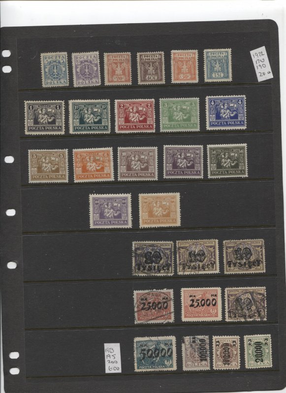 STAMP STATION PERTH -Poland #Selection 28 Used / Mint - Unchecked-