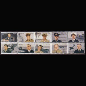 MALDIVES 1991 - Scott# 1583a-j WWII Pacific Set of 10 NH