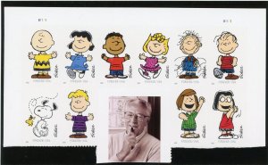 US 5726-35 Charles Schulz - Forever Upper Plate Block of 10 - MNH - 2022 - B1111