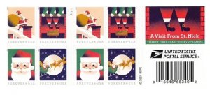 2021 Christmas  forever stamps  5 Booklets 100pcs