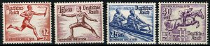 GERMANY 1936 FULL SET of 8 SG606-13 MH Wmk. w97 P.13.5 x 14 SUPERB CONDITION