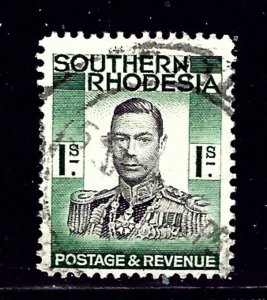 Southern Rhodesia 50 Used 1937 KGVI    (ap1121)