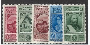 Italy  SC C35-C39 MNH F-VF SCV$190.00....Great Opportunity!!