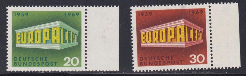 Germany # 996-997, Europa, NH, 1/2 Cat.