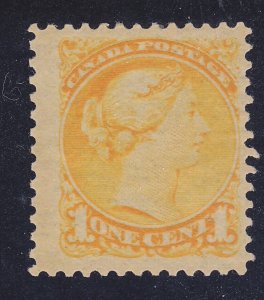 Canada 35 MNH OG 1870 1c Yellow Queen Victoria Issue Scv $100