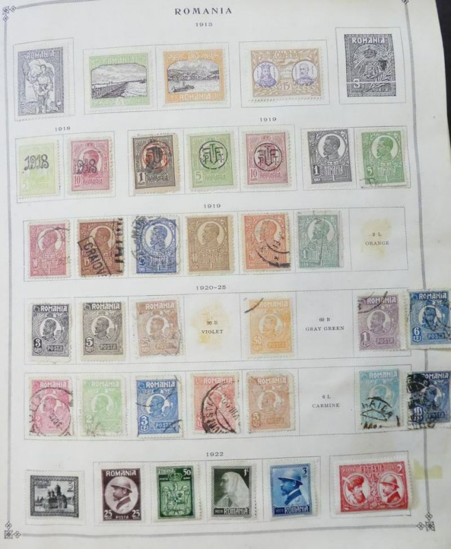 EDW1949SELL : ROMANIA Extensive Mint & Used collection on album pages 1930s-60s