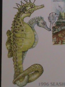 ​NEW ZEALAND-1996 SC#1344a  NEWZEALAND SEASHORE-CONTINUOUS STAMPS MINT FDC VF