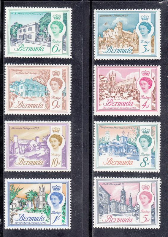 Bermuda Scott #175-191 MNH