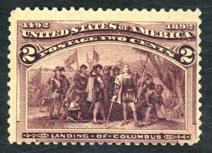 U.S. #231 MINT OG NH  