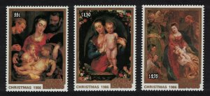 Cook Is. Paintings by Rubens Christmas 1986 MNH SG#1080-1082