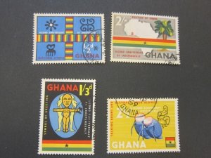 Ghana 1959 Sc 42-5 set FU