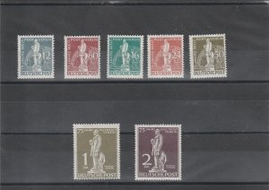 Germany  Scott#  9N35-9N41  MH  (1949 Universal Postal Union)
