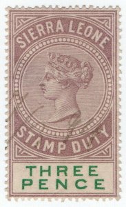 (I.B) Sierra Leone Revenue : Stamp Duty 3d