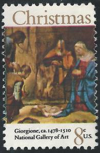 US #1444 8c Christmas Issue - Adoration Of The Shepherds