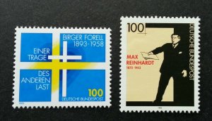 Germany Mix Lot 16 1993 Actor Flag (stamp) MNH