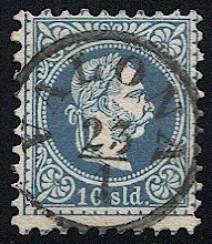 Austrian Offices in Turkey 1867 Sc 4  10sld Used VF, Rare VALONA, Albania cancel