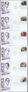 #3339-44 Hollywood Composers Covercraft FDC Set