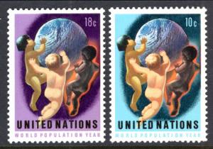 UN New York 252-253 MNH VF