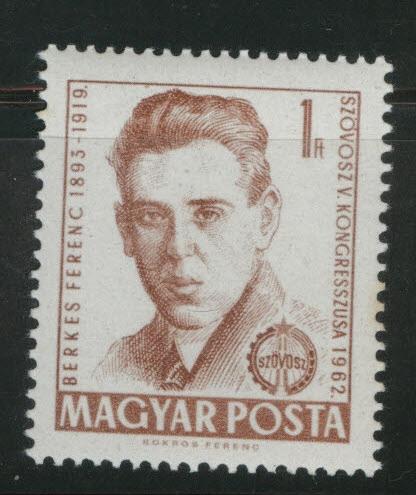 HUNGARY Scott 1435 MNH** Berkes stamp 1962