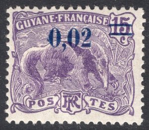 FRENCH GUIANA SCOTT 95