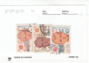 Russia - Scott #2729 - 2731  - Used