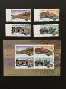 Hong Kong: 2002, Geology In Hong Kong, MNH Set + M/Sheet